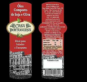 Rotulo Azeite Casa Portuguesa