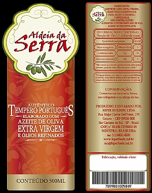 Rotulo Alimenticio Aldeia  Serra