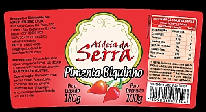 Rotulo Pimenta Biquinho Aldeia
