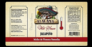 Rotulo Molho de pimenta ATACAMA