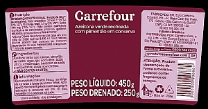 RÃ³tulos Azeitonas Verde Carrefour