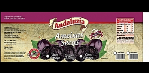 RÃ³tulo de Ameixas Secas ANDALUZIA