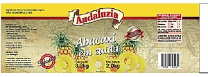 Rotulo Abacaxi em Calda SANTALUZI
